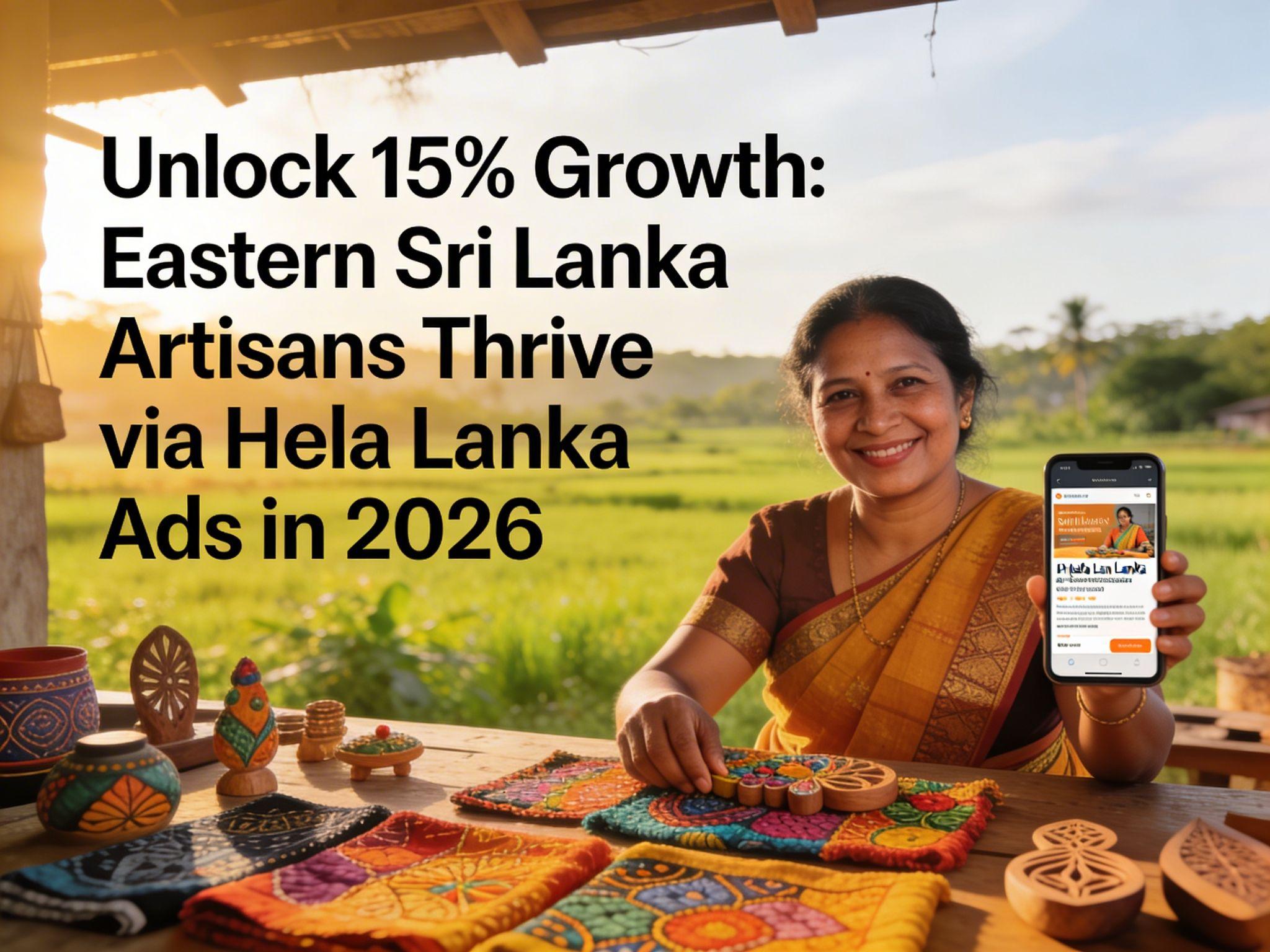 Eastern Sri Lanka Artisans Thrive via Hela Lanka Ads in 2026