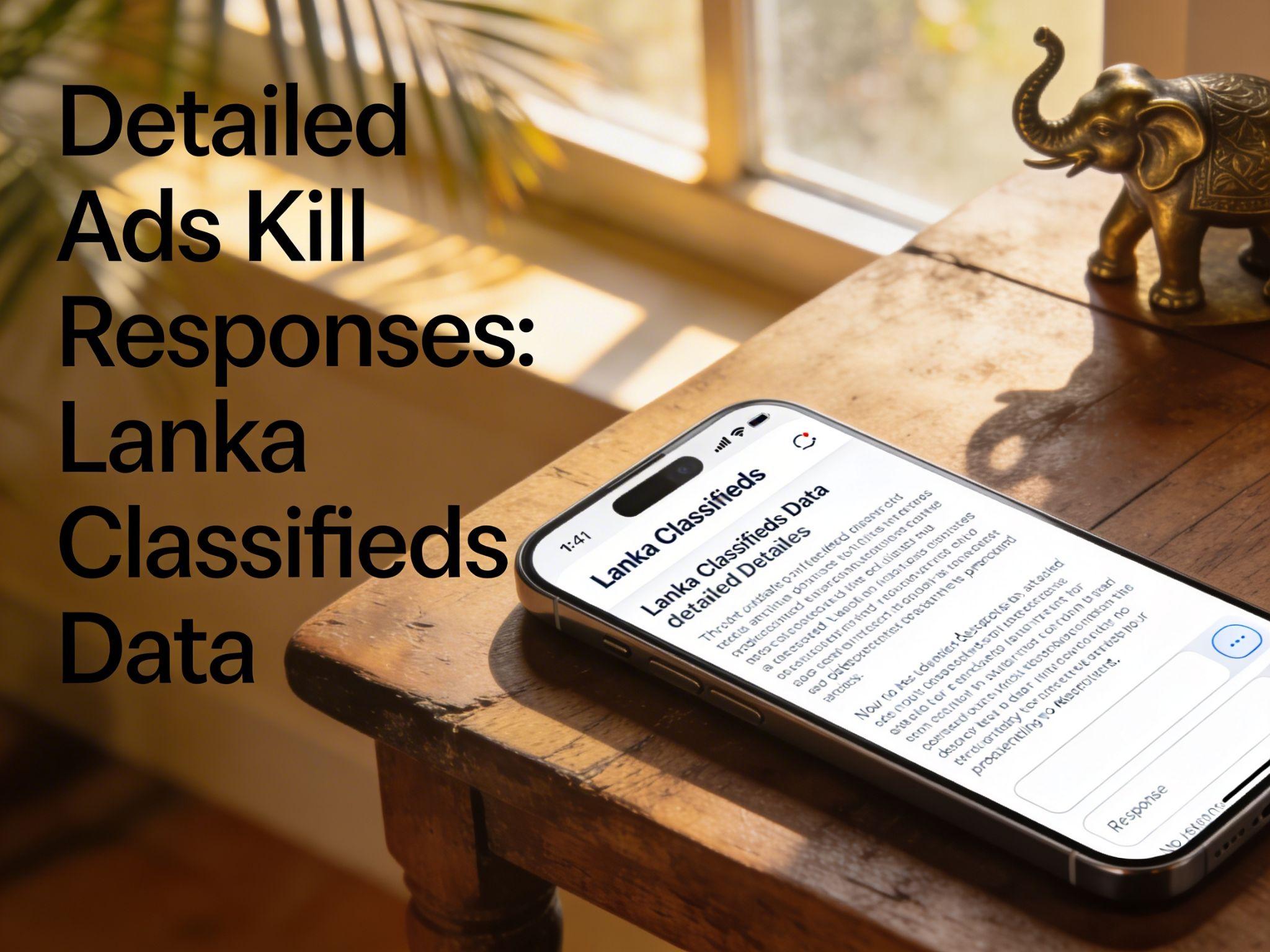 Detailed Ads Kill Responses: Lanka Classifieds Data