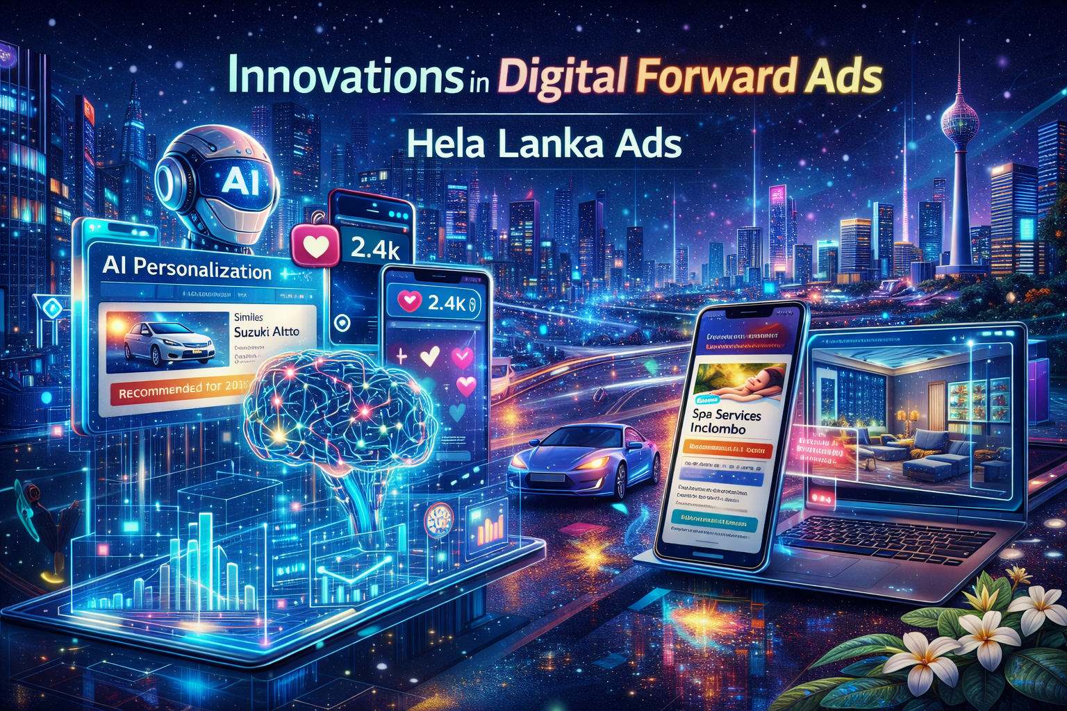 Innovations in Digital Forward Ads - Hela Lanka Ads