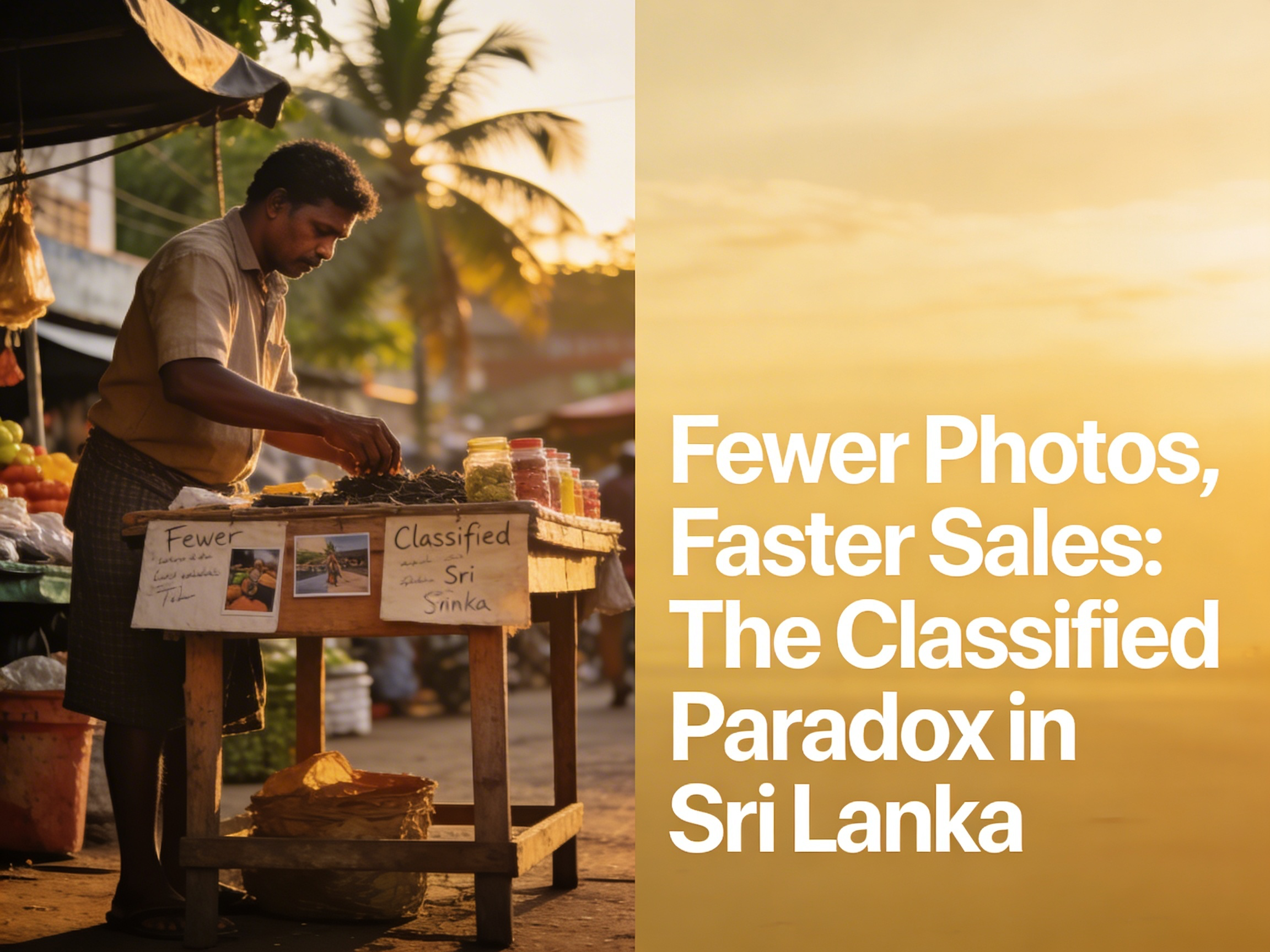 Lanka Ads: Fewer Photos, Faster Sales - Unlocking Sri Lanka's Top Classifieds Market