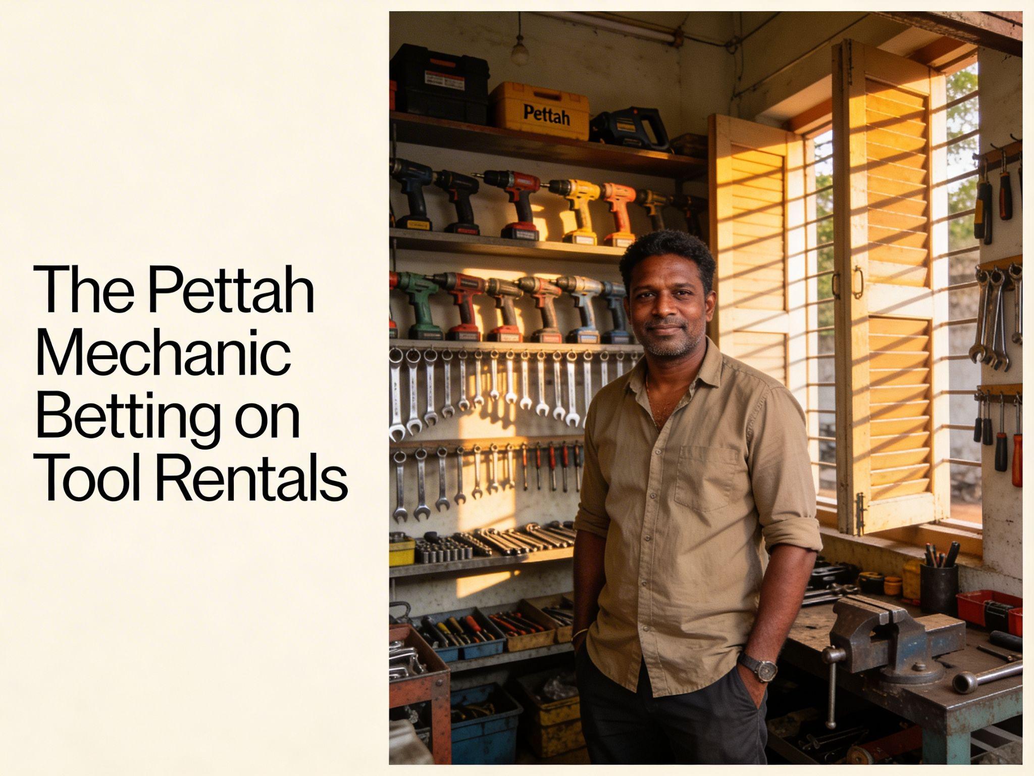 The Pettah Mechanic Betting on Tool Rentals