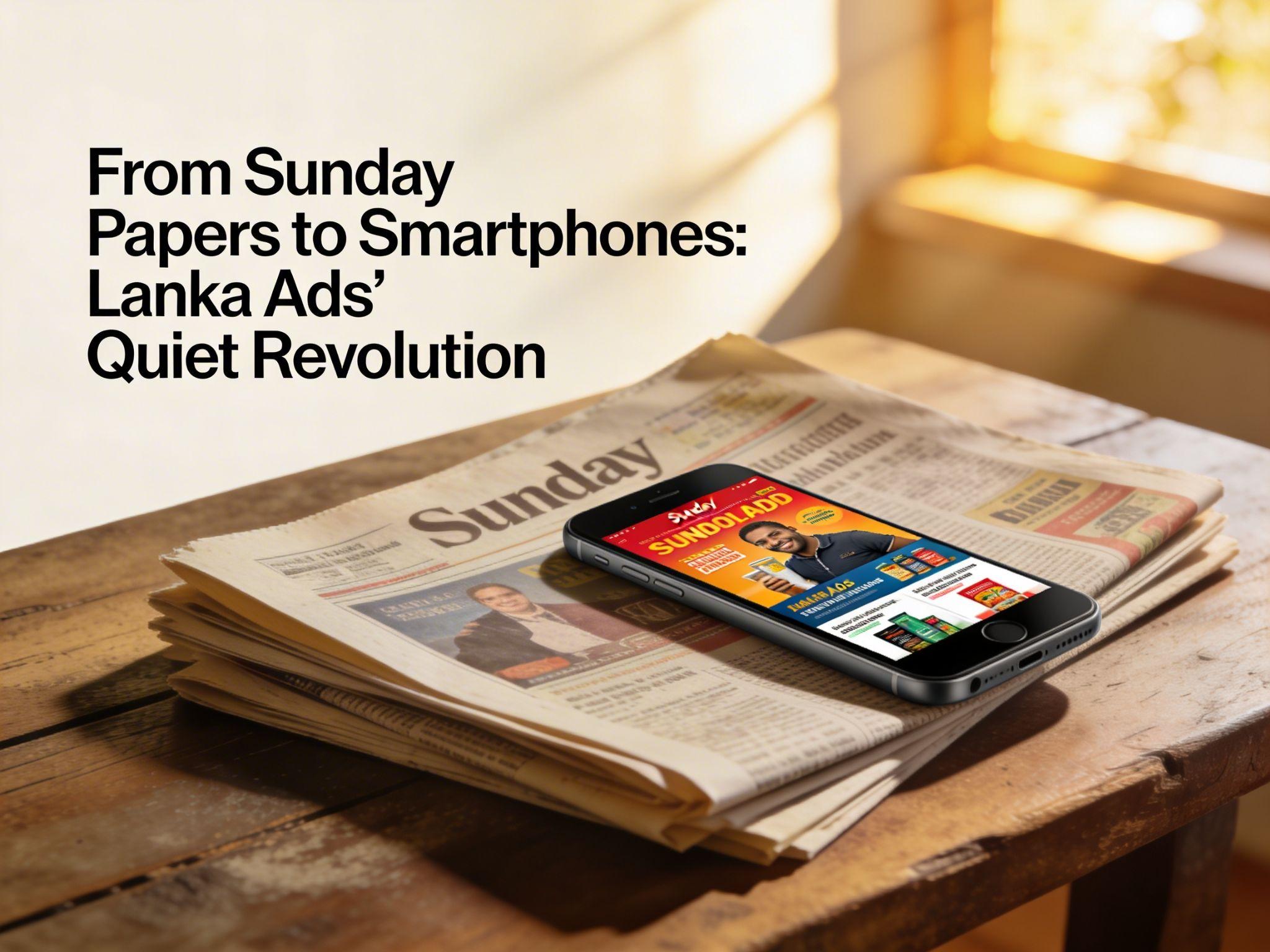 From Sunday Papers to Smartphones Lanka Ads' Quiet Revolution