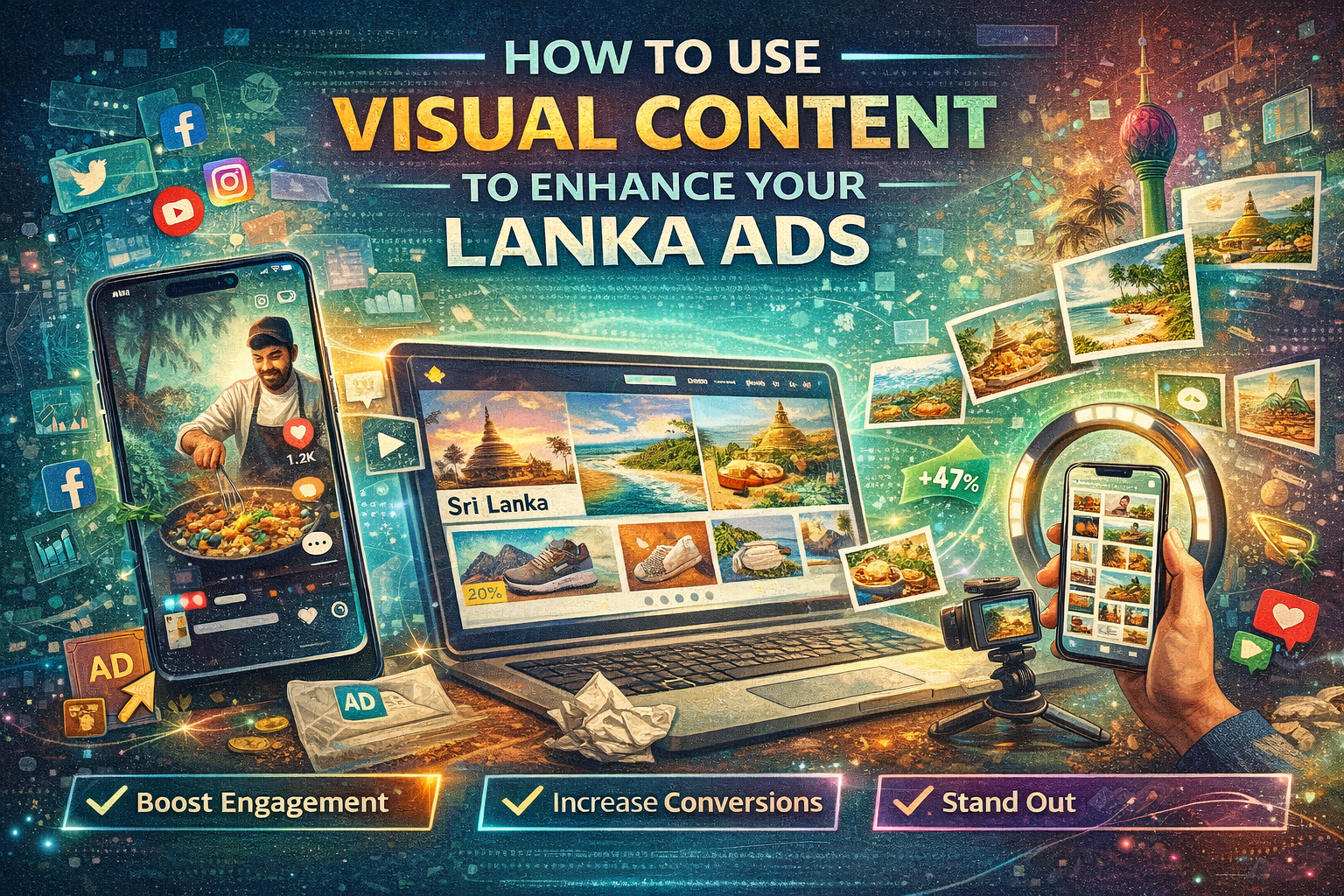 How to Use Visual Content to Enhance Your Lanka Ads