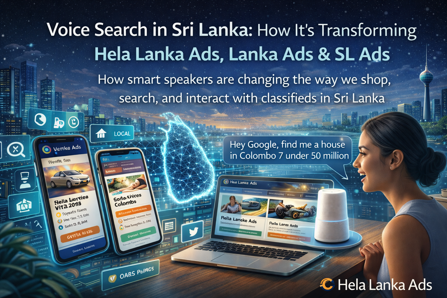 Voice Search in Sri Lanka: How It's Transforming Hela Lanka Ads, Lanka Ads & SL Ads