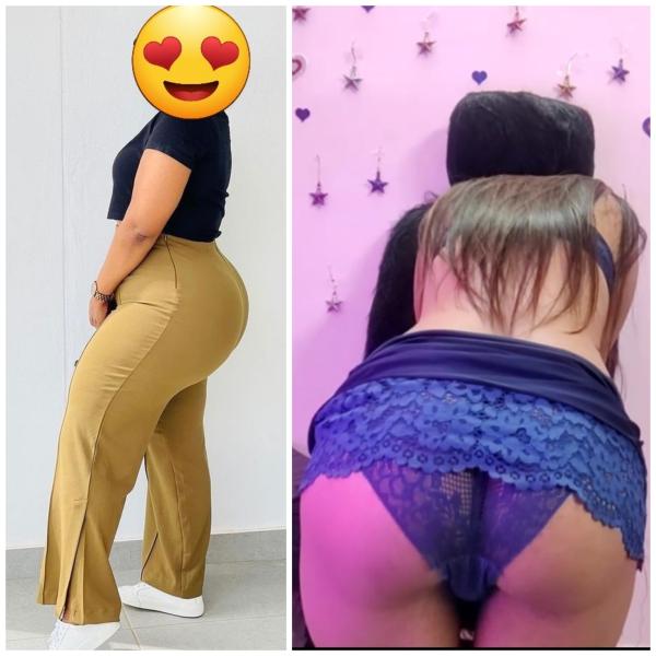 කෙල්ලො දෙන්නෙක් එකම මිලට  Big ass girl and slim girl