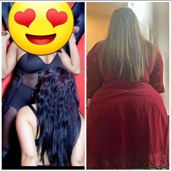 ලෙස්බියන් කෙල්ලො දෙන්නෙක් chubby&slim