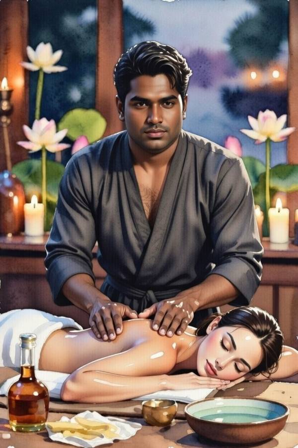 🌿 අවුරුදු 50ට වැඩි මහත්මියන් සඳහා – Therapeutic Full Body Massage සේවාව 🌿